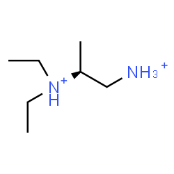 ChemSpider 2D Image | (2S)-N~2~,N~2~-Diethyl-1,2-propanediaminium | C7H20N2
