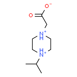 ChemSpider 2D Image | (4-Isopropyl-1-piperazinediiumyl)acetate | C9H19N2O2