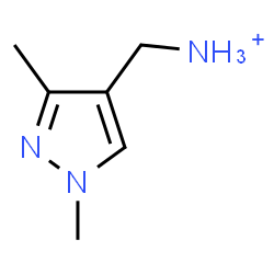ChemSpider 2D Image | (1,3-Dimethyl-1H-pyrazol-4-yl)methanaminium | C6H12N3