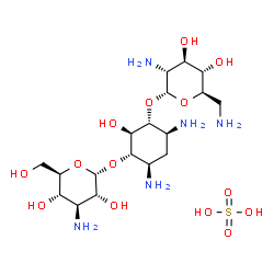 ChemSpider 2D Image | bekanamycin sulfate | C18H39N5O14S