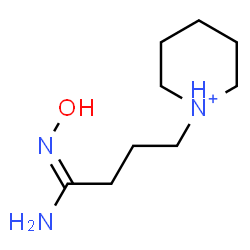 ChemSpider 2D Image | 1-[(4E)-4-Amino-4-(hydroxyimino)butyl]piperidinium | C9H20N3O