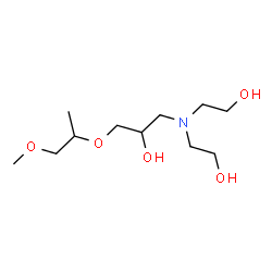 ChemSpider 2D Image | 1-[Bis(2-hydroxyethyl)amino]-3-[(1-methoxy-2-propanyl)oxy]-2-propanol | C11H25NO5