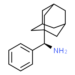 ChemSpider 2D Image | (R)-1-(Adamantan-1-yl)-1-phenylmethanamine | C17H23N