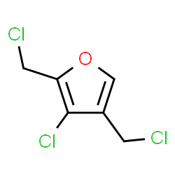 ChemSpider 2D Image | 3-Chloro-2,4-bis(chloromethyl)furan | C6H5Cl3O