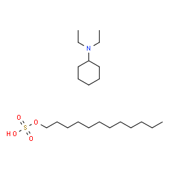 ChemSpider 2D Image | CYCLOHEXYLDIETHYLAMMONIUM LAURYL SULFATE | C22H47NO4S