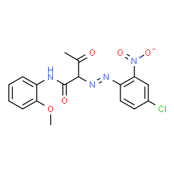 ChemSpider 2D Image | Pigment yellow 73 | C17H15ClN4O5