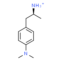 ChemSpider 2D Image | (2S)-1-[4-(Dimethylamino)phenyl]-2-propanaminium | C11H19N2