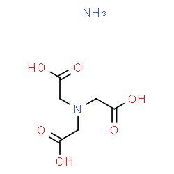ChemSpider 2D Image | 2,2',2''-Nitrilotriacetic acid ammoniate (1:1) | C6H12N2O6