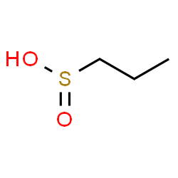 ChemSpider 2D Image | 1-Propanesulfinic acid | C3H8O2S