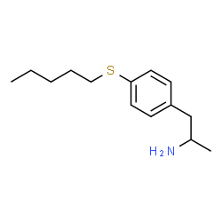 ChemSpider 2D Image | 1-[4-(Pentylsulfanyl)phenyl]-2-propanamine | C14H23NS