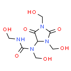 ChemSpider 2D Image | Diazolidinyl urea | C8H14N4O7