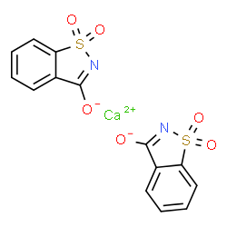 ChemSpider 2D Image | Saccharin calcium anhydrous | C14H8CaN2O6S2