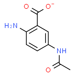 ChemSpider 2D Image | 5-Acetamido-2-aminobenzoate | C9H9N2O3