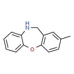 ChemSpider 2D Image | 2-Methyl-10,11-dihydrodibenzo[b,f][1,4]oxazepine | C14H13NO
