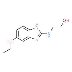ChemSpider 2D Image | 2-(5-ethoxy-1h-benzoimidazol-2-ylamino)ethanol | C11H15N3O2