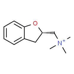ChemSpider 2D Image | (2S)-2,3-Dihydro-1-benzofuran-2-yl-N,N,N-trimethylmethanaminium | C12H18NO