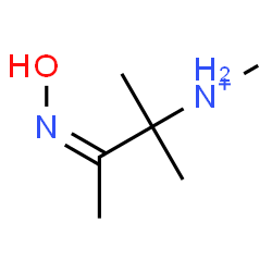 ChemSpider 2D Image | (3Z)-3-(Hydroxyimino)-N,2-dimethyl-2-butanaminium | C6H15N2O