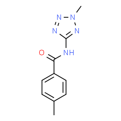 ChemSpider 2D Image | 4-methyl-N-(2-methyl-5-tetrazolyl)benzamide | C10H11N5O