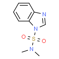 ChemSpider 2D Image | N,N-Dimethyl-1H-benzimidazole-1-sulfonamide | C9H11N3O2S