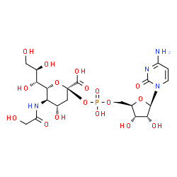 ChemSpider 2D Image | CMP-NeuGc | C20H31N4O17P