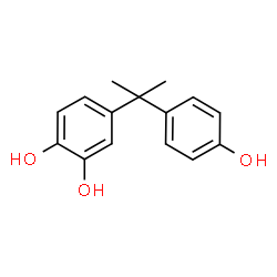 ChemSpider 2D Image | 5-Hydroxybisphenol A | C15H16O3