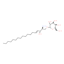 ChemSpider 2D Image | (2S,3R,4E)-2-Amino-3-hydroxy-4-octadecen-1-yl alpha-D-galactopyranoside | C24H47NO7