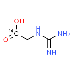ChemSpider 2D Image | N-Carbamimidoyl(1-~14~C)glycine | C214CH7N3O2