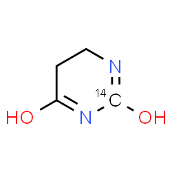 ChemSpider 2D Image | (2-~14~C)-5,6-Dihydro-2,4-pyrimidinediol | C314CH6N2O2
