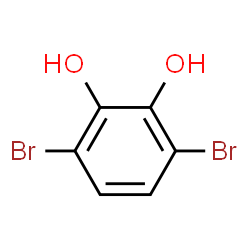 ChemSpider 2D Image | 3,6-Dibromo-1,2-benzenediol | C6H4Br2O2