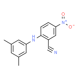 ChemSpider 2D Image | 2-[(3,5-Dimethylphenyl)amino]-5-nitrobenzonitrile | C15H13N3O2