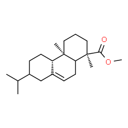 ChemSpider 2D Image | Methyl (5xi,13xi)-abiet-7-en-18-oate | C21H34O2