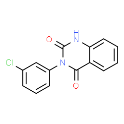 ChemSpider 2D Image | 3-(3-chlorophenyl)-1H-quinazoline-2,4-dione | C14H9ClN2O2