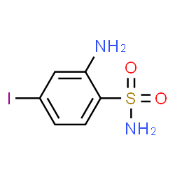 ChemSpider 2D Image | 2-Amino-4-iodobenzenesulfonamide | C6H7IN2O2S