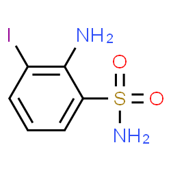 ChemSpider 2D Image | 2-Amino-3-iodobenzenesulfonamide | C6H7IN2O2S