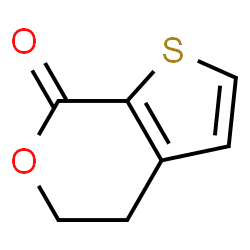 ChemSpider 2D Image | 4H,5H,7H-thieno[2,3-c]pyran-7-one | C7H6O2S