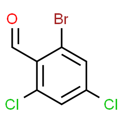 ChemSpider 2D Image | 2-Bromo-4,6-dichlorobenzaldehyde | C7H3BrCl2O