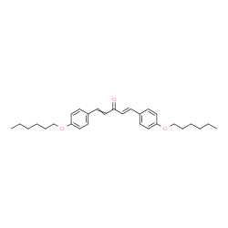 ChemSpider 2D Image | (1E)-1,5-Bis[4-(hexyloxy)phenyl]-1,4-pentadien-3-one | C29H38O3