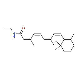 ChemSpider 2D Image | (7cis,9cis,11cis,13cis)-15-(Ethylamino)retinal | C22H33NO