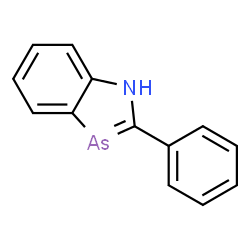 ChemSpider 2D Image | 2-Phenyl-1H-1,3-benzazarsole | C13H10AsN