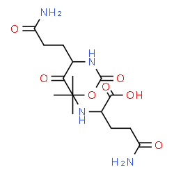 ChemSpider 2D Image | N~2~-{[(2-Methyl-2-propanyl)oxy]carbonyl}glutaminylglutamine | C15H26N4O7