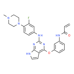 ChemSpider 2D Image | Abivertinib | C26H26FN7O2