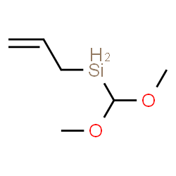 ChemSpider 2D Image | Allyl(dimethoxymethyl)silane | C6H14O2Si