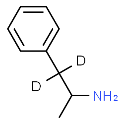 ChemSpider 2D Image | 1-Phenyl-2-(1,1-~2~H_2_)propanamine | C9H11D2N