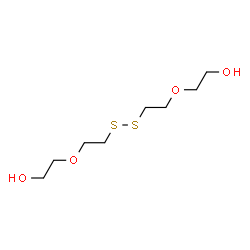 ChemSpider 2D Image | 2,2'-[Disulfanediylbis(2,1-ethanediyloxy)]diethanol | C8H18O4S2