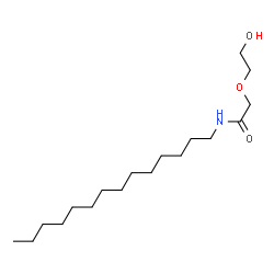 ChemSpider 2D Image | 2-(2-Hydroxyethoxy)-N-tetradecylacetamide | C18H37NO3
