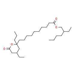 ChemSpider 2D Image | 2-Ethylhexyl 11-[(3-ethylheptanoyl)oxy]undecanoate | C28H54O4