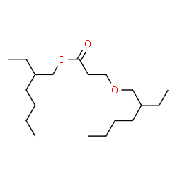 ChemSpider 2D Image | 2-Ethylhexyl 3-[(2-ethylhexyl)oxy]propanoate | C19H38O3