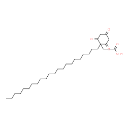 ChemSpider 2D Image | 3,5,7-Trioxotriacontanoic acid | C30H54O5