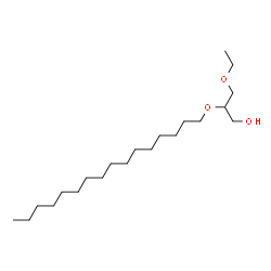 ChemSpider 2D Image | 3-Ethoxy-2-(hexadecyloxy)-1-propanol | C21H44O3