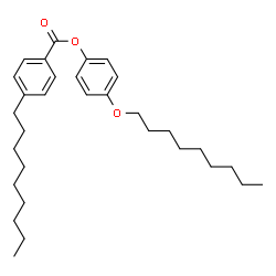 ChemSpider 2D Image | 4-(Nonyloxy)phenyl 4-nonylbenzoate | C31H46O3